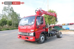 长兴SQS125-4（5吨）江淮骏铃蓝牌抽油机检修车（随车吊）